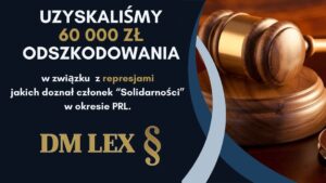 Dariusz Tomczak pomoc poszkodowanym przez PRL 